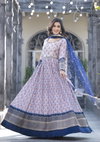 Basanti Vol 3 Georgette Heavy Wedding Wear Gown With Dupatta